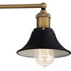 Quoizel Trafalgar 4-Light Matte Black Vanity Light TRF8633MBK